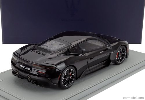 MASERATI  MC20 GLOSS BLACK ROOF 2020 - CON VETRINA - WITH SHOWCASE  NERO ENIGMA - BLACK