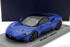 MASERATI  MC20 GLOSS BLACK ROOF 2020 - CON VETRINA - WITH SHOWCASE  BLU INFINITO - BLUE MET BLACK