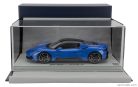 MASERATI  MC20 GLOSS BLACK ROOF 2020 - CON VETRINA - WITH SHOWCASE  BLU INFINITO - BLUE MET BLACK