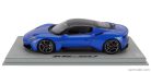 MASERATI  MC20 GLOSS BLACK ROOF 2020 - CON VETRINA - WITH SHOWCASE  BLU INFINITO - BLUE MET BLACK