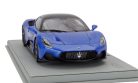 MASERATI  MC20 GLOSS BLACK ROOF 2020 - CON VETRINA - WITH SHOWCASE  BLU INFINITO - BLUE MET BLACK