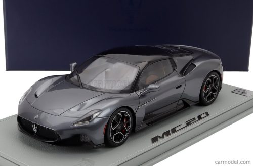 MASERATI  MC20 GLOSS BLACK ROOF 2020 - CON VETRINA - WITH SHOWCASE  GRIGIO MISTERO - GREY MET BLACK