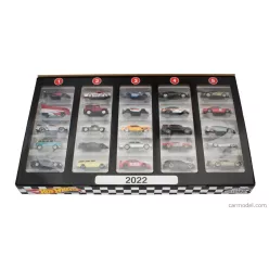 PORSCHE  SET BOULEVARD ASSORTMENT 25 CARS PIECES  VARIOUS