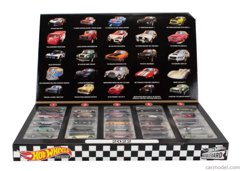 PORSCHE  SET BOULEVARD ASSORTMENT 25 CARS PIECES  VARIOUS
