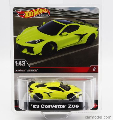 CHEVROLET  CORVETTE Z06 COUPE 2023 - BLISTER BOX  YELLOW