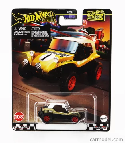 MEYERS MANX  DUNE BUGGY N 1 RACING 1968  GOLD WHITE