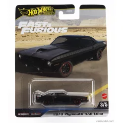 PLYMOUTH  AAR/CUDA COUPE 1970 - FAST & FURIOUS 7 2015  BLACK