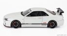 NISSAN  SKYLINE 34GT-R (BNR34) TOP SECRET 2019  WHITE