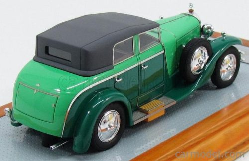 MERCEDES BENZ  630K TORPEDO CABRIOLET TRANSFORMABLE CLOSED 1926  2 TONE GREEN