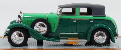 MERCEDES BENZ  630K TORPEDO CABRIOLET TRANSFORMABLE CLOSED 1926  2 TONE GREEN