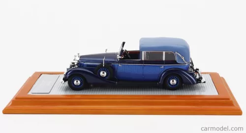 HORCH  951A PULLMAN ORIGINAL CAR SEMICONVERTIBLE CABRIOLET CLOSED 1937  2 TONE BLUE