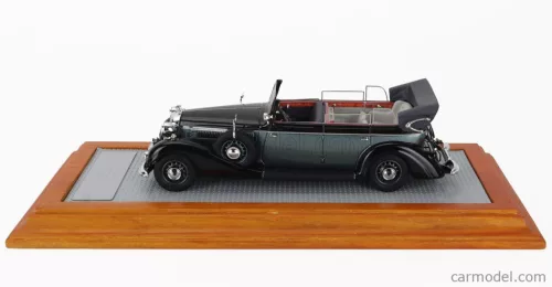 HORCH  951A PULLMAN ORIGINAL CAR CABRIOLET OPEN 1938  BLACK GREEN MET