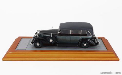 HORCH  951A PULLMAN ORIGINAL CAR CABRIOLET CLOSED 1938  BLACK GREEN MET