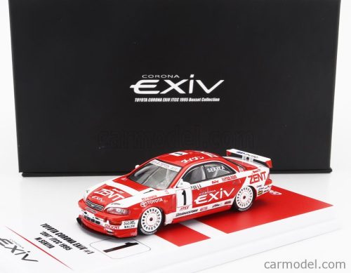 TOTOTA  SET 2X CORONA EXIV ZENT N 1 RACING + ESSO N 37 RACING 1995  RED WHITE
