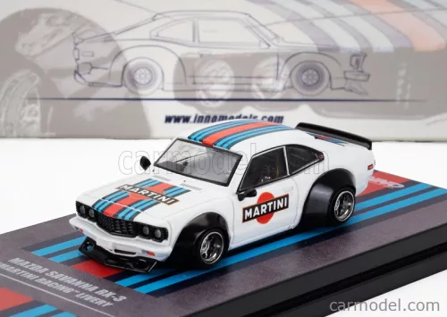 MAZDA  SAVANNA RX3 MARTINI RACING LIVERY RACING 1978  WHITE BLUE RED