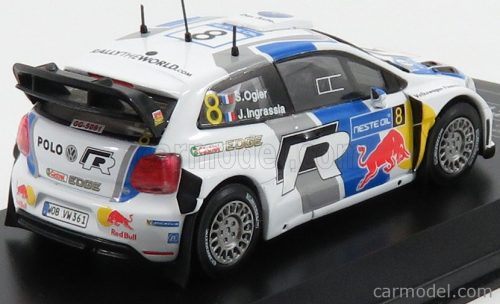 VOLKSWAGEN  POLO R WRC TEAM VOLKSWAGEN MOTORSPORT N 8 RALLY FINLAND 2013 S.OGIER - J.INGRASSIA