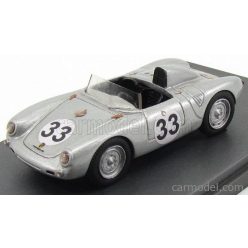   PORSCHE  550RS SPIDER N 33 24h LE MANS 1957 HERRMANN - FRANKENBERG  SILVER
