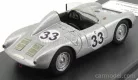PORSCHE  550RS SPIDER N 33 24h LE MANS 1957 HERRMANN - FRANKENBERG  SILVER