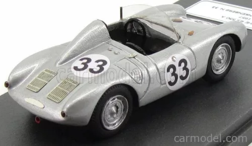 PORSCHE  550RS SPIDER N 33 24h LE MANS 1957 HERRMANN - FRANKENBERG  SILVER