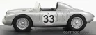 PORSCHE  550RS SPIDER N 33 24h LE MANS 1957 HERRMANN - FRANKENBERG  SILVER
