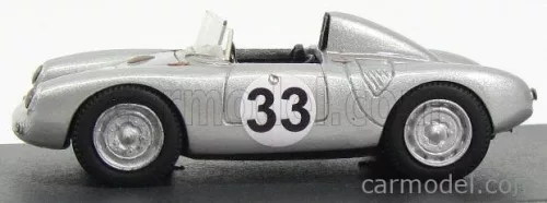 PORSCHE  550RS SPIDER N 33 24h LE MANS 1957 HERRMANN - FRANKENBERG  SILVER
