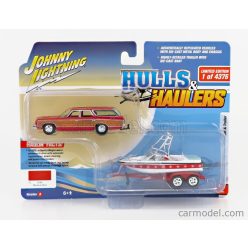 CHEVROLET  CAPRICE WITH TRAILER AND BOAT 1973  RED WOOD