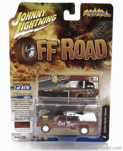 FORD USA  HAULIN HEARSE - CARRO FUNEBRE - FUNERAL CAR OFF ROAD 1970  BROWN WHITE
