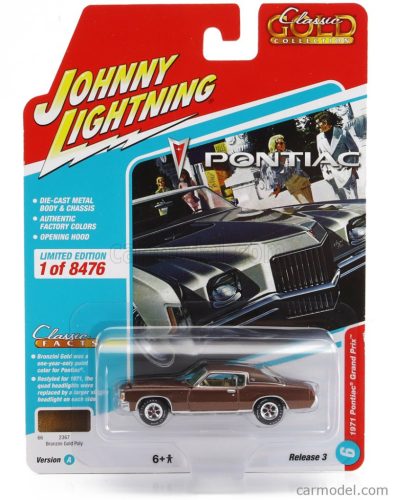 PONTIAC  GRAND PRIX COUPE 1971  BROWN MET