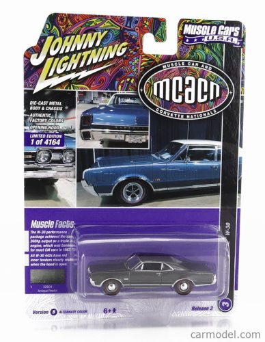 OLDSMOBILE  442 W-30 COUPE 1967  GREY MET