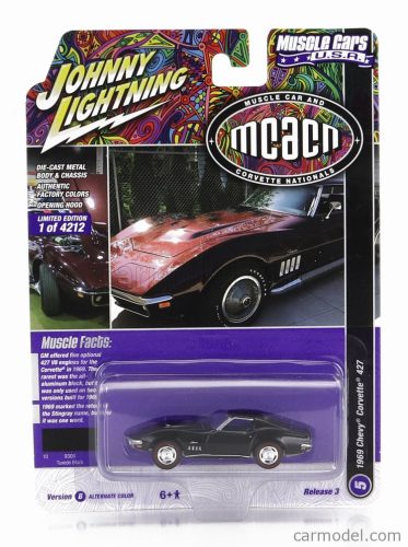 CHEVROLET  CORVETTE 427 COUPE 1969  BLACK