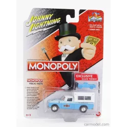 STUDEBAKER  PICK-UP CAMPER MONOPOLI 1960  LIGHT BLUE WHITE