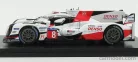TOYOTA  TS050 HIBRID 2.4L TURBO V6 TEAM GAZOO RACING N 8 24h LE MANS 2017 S.BUEMI - K.NAKAJIMA - A.DAVIDSON  WHITE RED BLACK