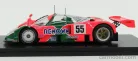 MAZDA  787B 2.6L TEAM MAZDASPEED CO. LTD. N 55 WINNER 24h LE MANS 1991 BERTRAND GACHOT - JOHNNY HERBERT - VOLKER WEIDLER  ORANGE GREEN SILVER
