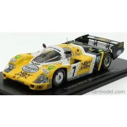   PORSCHE  956L TURBO TEAM NEWMAN JOEST RACING N 7 WINNER 24h LE MANS 1984 K.LUDWIG - H.PESCAROLO - S.JOHANSSON  YELLOW BLACK