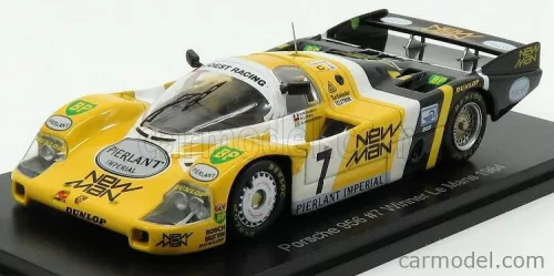 PORSCHE  956L TURBO TEAM NEWMAN JOEST RACING N 7 WINNER 24h LE MANS 1984 K.LUDWIG - H.PESCAROLO - S.JOHANSSON  YELLOW BLACK