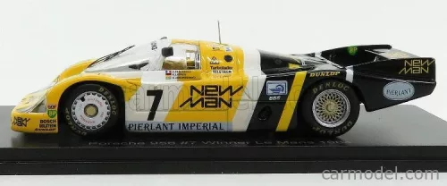 PORSCHE  956L TURBO TEAM NEWMAN JOEST RACING N 7 WINNER 24h LE MANS 1984 K.LUDWIG - H.PESCAROLO - S.JOHANSSON  YELLOW BLACK