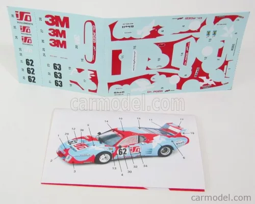 FERRARI  512BB LM N 62-63 24h LE MANS 1979