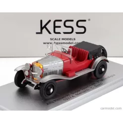   ALFA ROMEO  RL SUPER SPORT N 49 7th MILLE MIGLIA 1927 ARTURO MERCANTI - CARLO SOZZI  RED SILVER BLACK