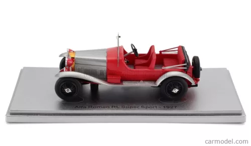ALFA ROMEO  RL SUPER SPORT 4 SEAT - 4 POSTI - WITHOUT COVERED SEAT 1927  RED SILVER