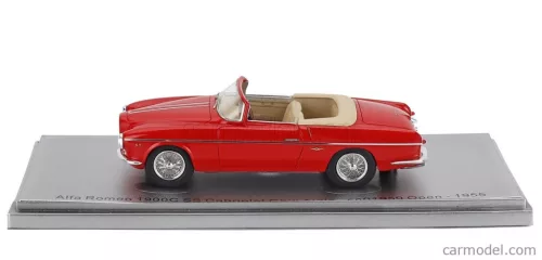 ALFA ROMEO  1900C SS sn01959 GHIA AIGLE CABRIOLET OPEN 1955  RED