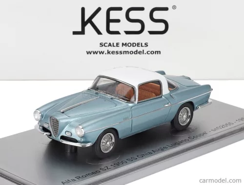 ALFA ROMEO  SZ 1900 GHIA SS sn02055 AIGLE LUGANO COUPE 1957  LIGHT BLUE MET WHITE