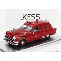   CHEVROLET  NATIONAL AMBULANCE ROYAL OAK MICHIGAN FIRE PROTECTION FIRE ENGINE 1954  RED