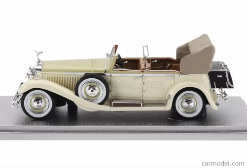 ISOTTA FRASCHINI  TIPO 8A SS CASTAGNA ch.1651 CABRIOLET OPEN 1930  BEIGE