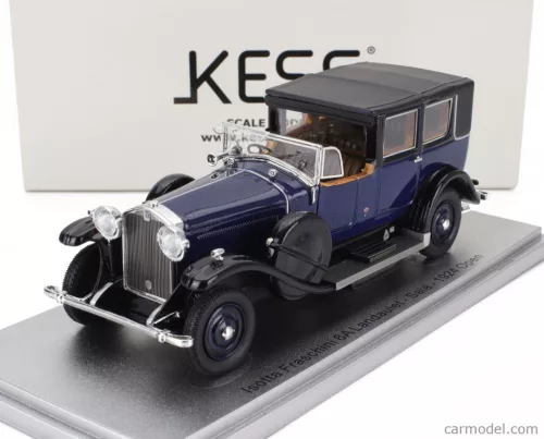 ISOTTA FRASCHINI  TIPO 8A LANDAULET SALA SEMICONVERTIBLE OPEN 1924  BLUE BLACK