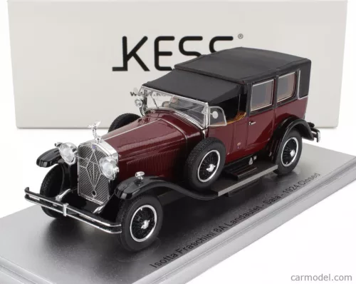 ISOTTA FRASCHINI  TIPO 8A LANDAULET SALA SEMICONVERTIBLE CLOSED 1924  BORDEAUX BLACK