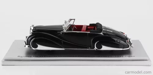 BENTLEY  MK VI sn.B25071 FRANAY DROPHEAD COUPE CABRIOLET OPEN 1947  BLACK