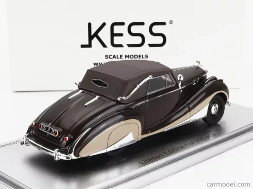 BENTLEY  MKVI FRANAY snB26BH DROPHEAD COUPE CABRIOLET CLOSED 1947  BROWN CREAM