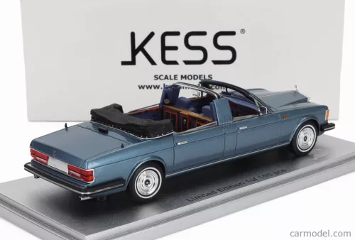 ROLLS ROYCE  SILVER SPUR LANDAULETTE SEMICOVERTIBLE OPEN 1987  BLUE MET BLACK