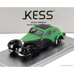   BUGATTI  57C s/n.57335 COUPE AERODYNAMIQUE CLOSED ROOF 1938  GREEN BLACK