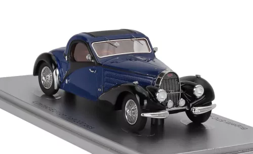 BUGATTI  57C ATALANTE COUPE sn.57641 TOIT OUVRANT CLOSED ROOF 1938  BLUE BLACK